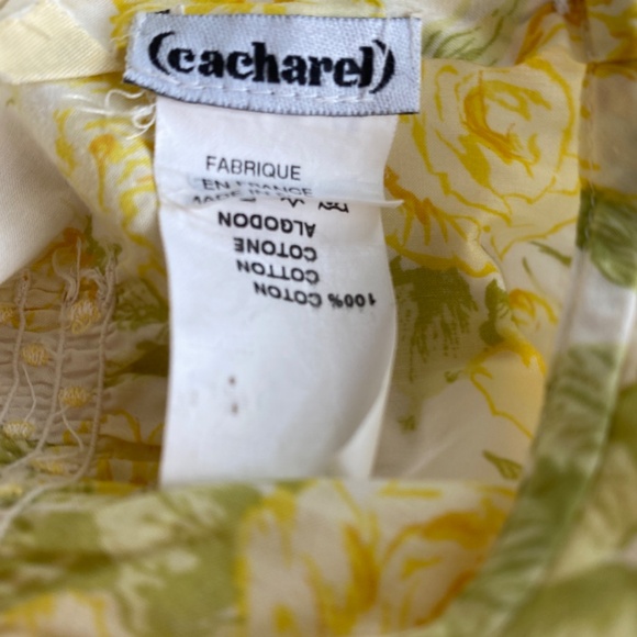 CACHAREL YELLOW INFANT DRESS WITH BONNET & SHOES/ HAT SET SIZE: 3 MONTH - Picture 6 of 12